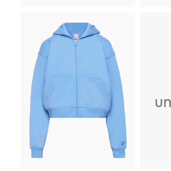 Aritzia cozy fleece matching sweatsuit in blue - Picture 9 of 9